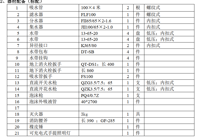 五十鈴2噸泡沫消防車